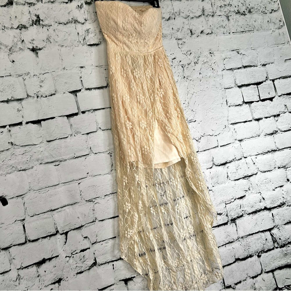 Rue21 Strapless Lace Dress